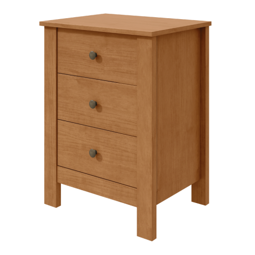 MESITA DE LUZ LOPAS MAGGIORE C/3 CAJ. AMENDOA CLEAN