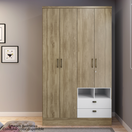 ROPERO CARRA 59719370 4P2C LEGNO