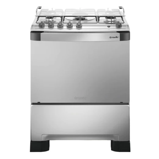 COCINA MUELLER DECORATO 5H MESADA INOX C/ENC INOXIDABLE