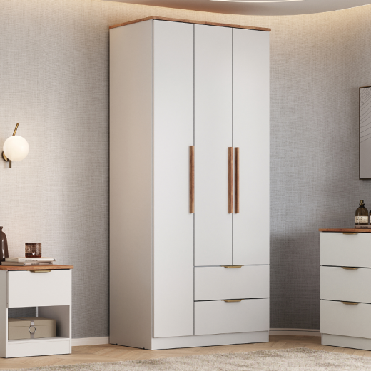 ROPERO CARRA 1188 3P2C BLANCO