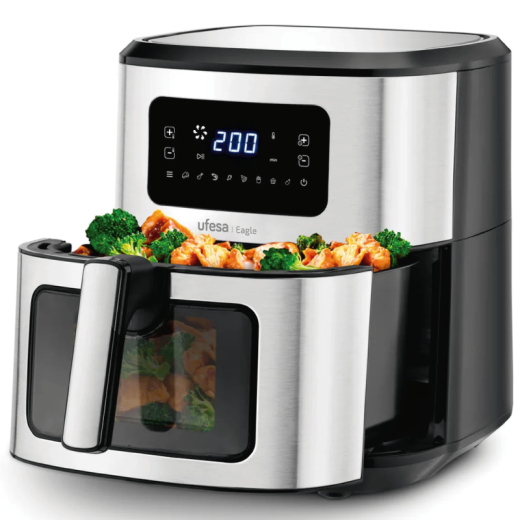 FREIDORA AIR FRY UFESA EAGLE INOX DIG 6.5L