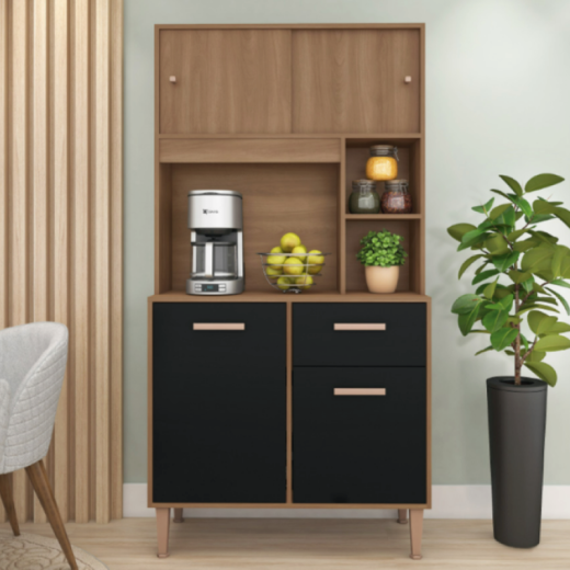 KIT FELLICCI C201-MN/PR DALIA 90CM 4P1G MANCHESTER/NEGR