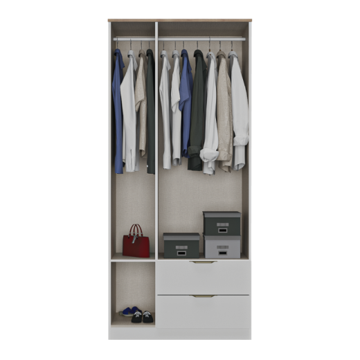 ROPERO CARRA 1188 3P2C BLANCO