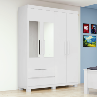 ROPERO LOPAS ZEUS 4P.C/ESPEJ BLANCO 59602355650