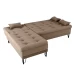 SOFACAMA MX NICE 15787 2L+CHAISE T.539 FIRE 04 CACAU