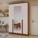 ROPERO LOPAS ALONZO 4P C/ESP FRASSINO/OFF WHITE