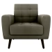 POLTRONA MX LIVIA 1185 T.444 TURKEY PIE DE MADERA