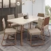 JGO DE COMEDOR CARRA ALMERIA 1597 6S 1736 CUER CAR/ROSE